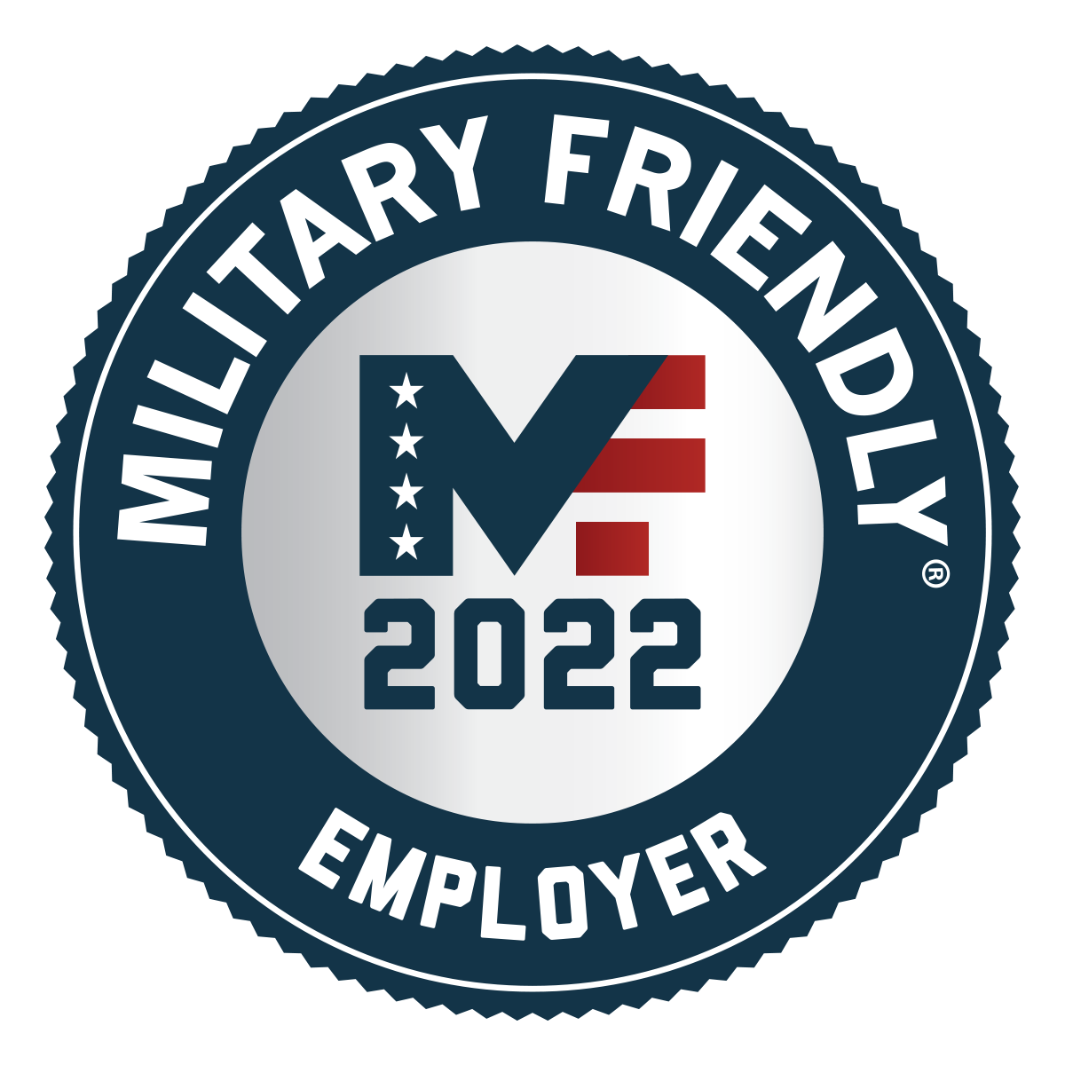 2022 Military Friendly Employer badge