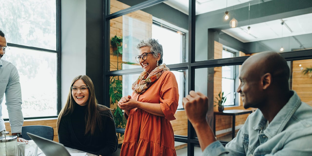 People meeting on a conference room